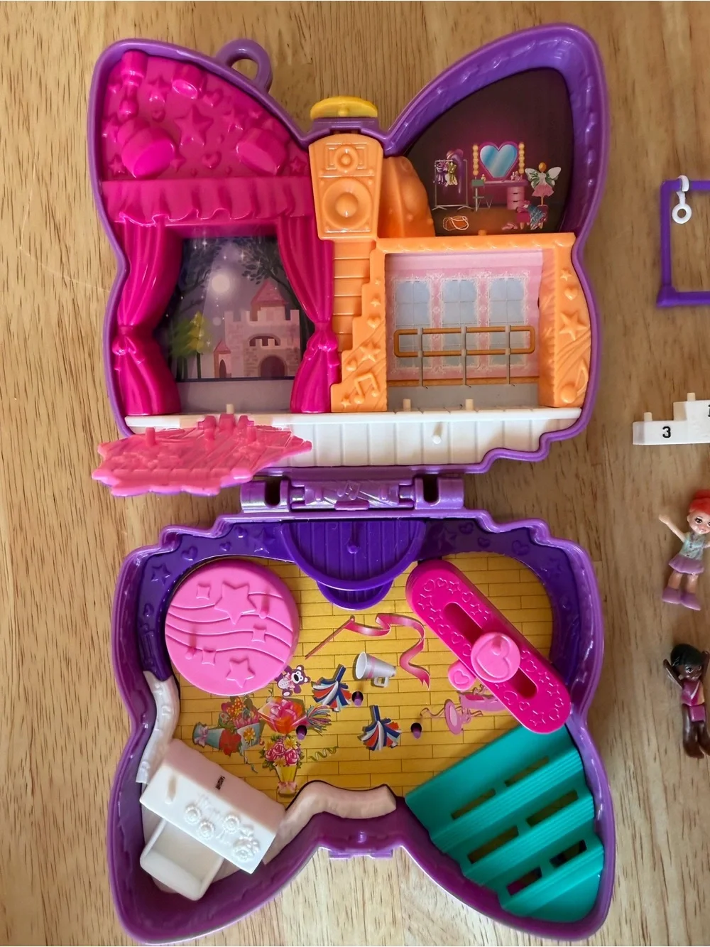 ($6 when you bundle) Polly Pocket Butterfly Playset - used
